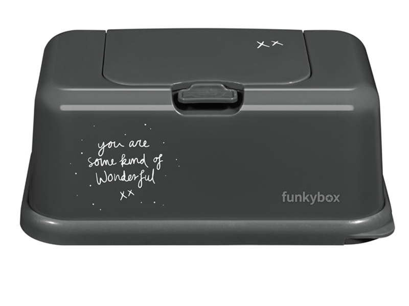 Voorstel Goed doen bom funky box Vochtige doekjes doos Wonderful Dark Grey kopen | Babybinni  Webshop