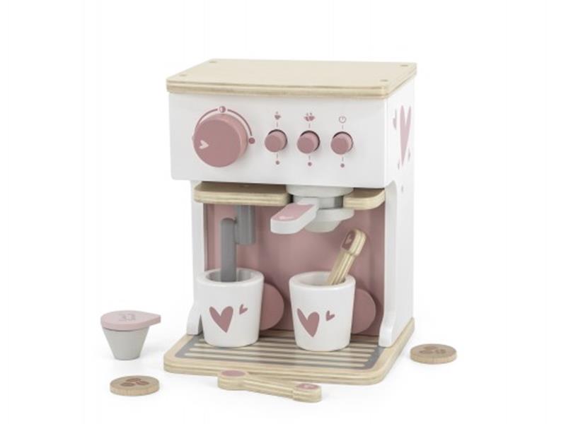 blok genie ondergeschikt labe label koffie machine roos kopen | Babybinni Webshop
