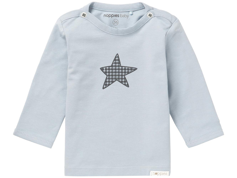 noppies T-shirt licht blauw ster kopen | Babybinni