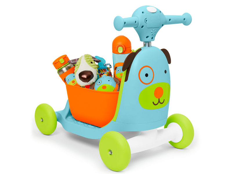 Skip hop ride on toy hond 3in1 (loopwagen en step)