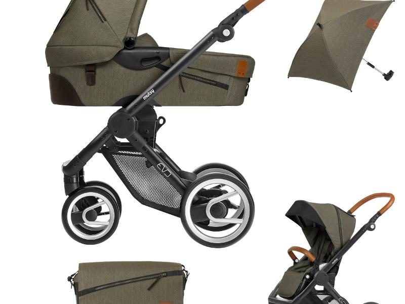 mutsy kinderwagen complete set nio olive green