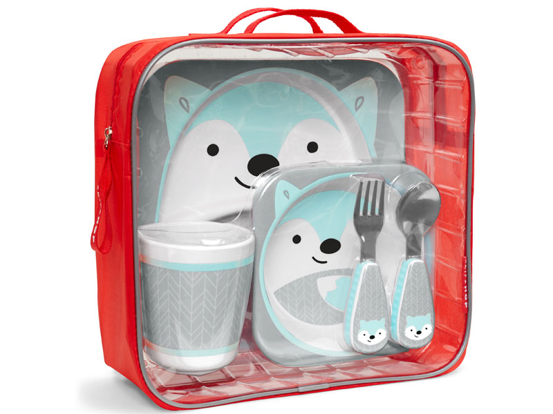 Skip hop winter limet editie voeding cadeau set vox