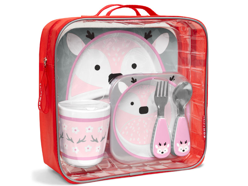 Skip hop winter limet editie voeding cadeau set deer