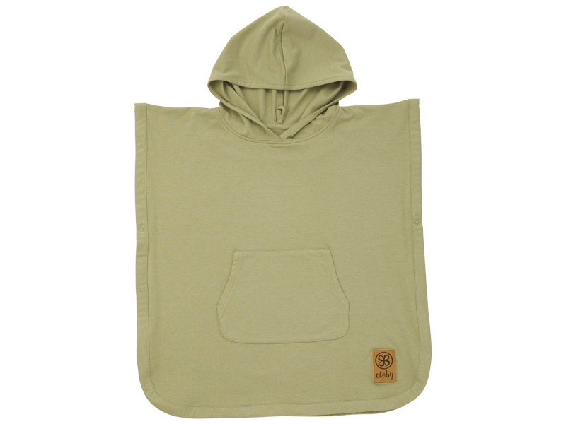 cloby Poncho olive green UPF 50+ Uv beschermend