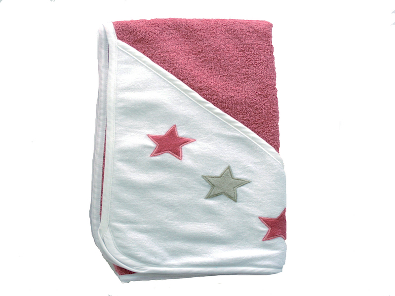 ISI mini Badcape Roze met sterren