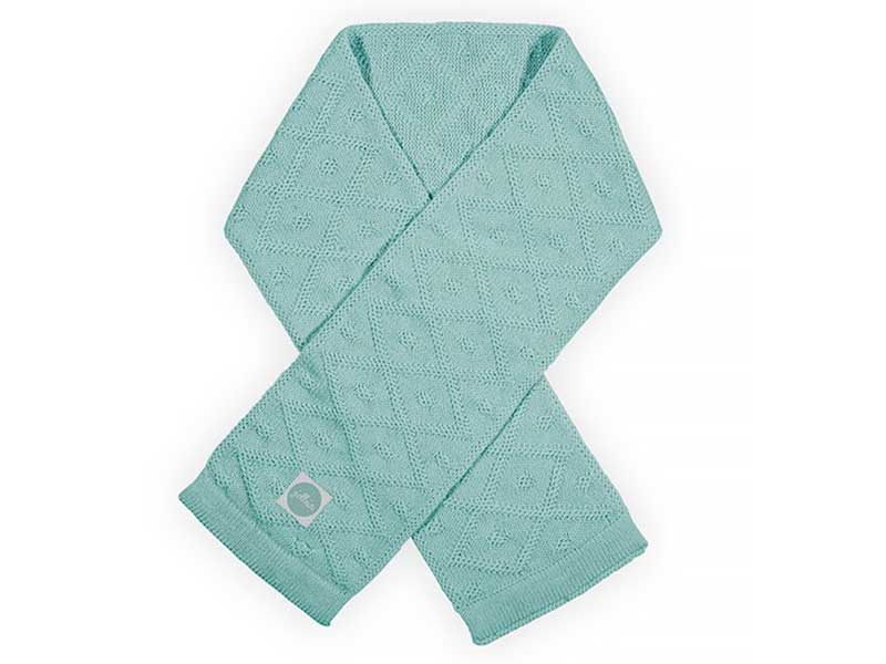 Jollein Sjaal Diamond knit green