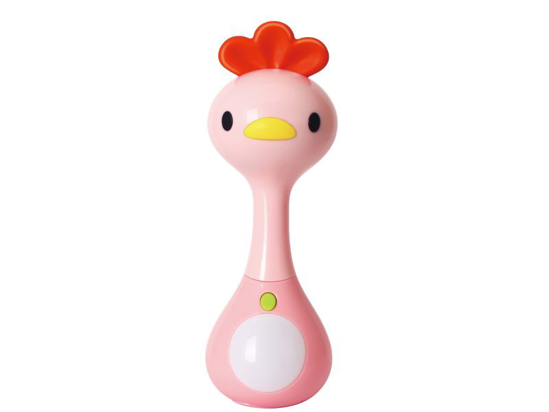 Bo jungle B-Light & Music rattle chicken