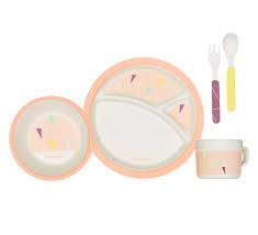 Babymoov Bamboo eetset pink  TERUGROEPING !!