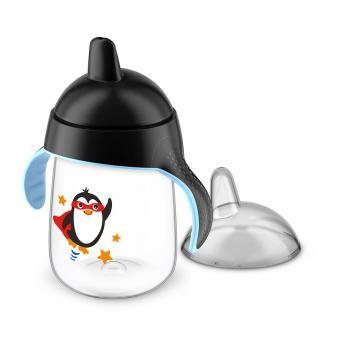 Avent Anti lek - teutbker pinguin zwart 260ml