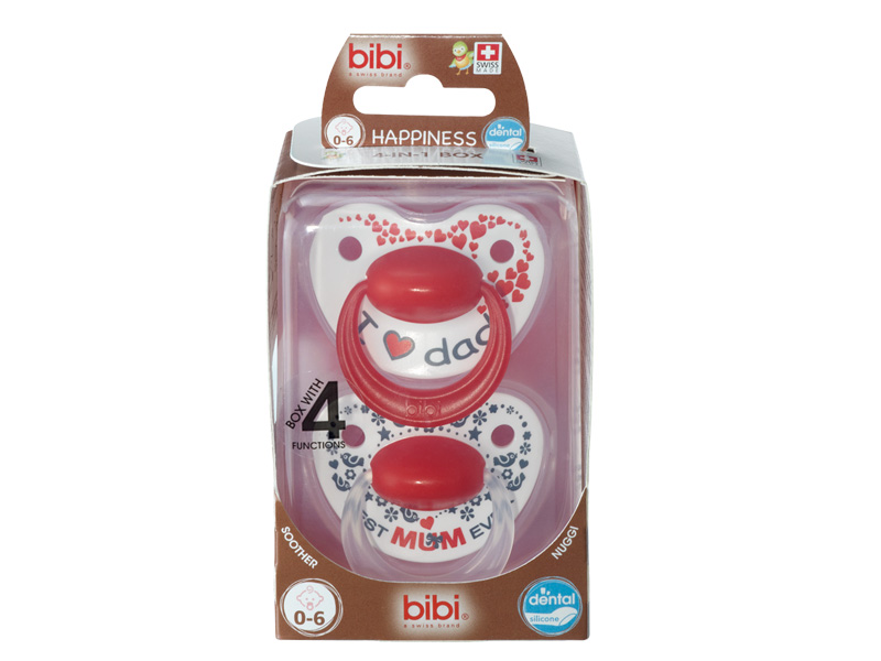 BiBi Duo verpakking dental mama en papa 0-6m