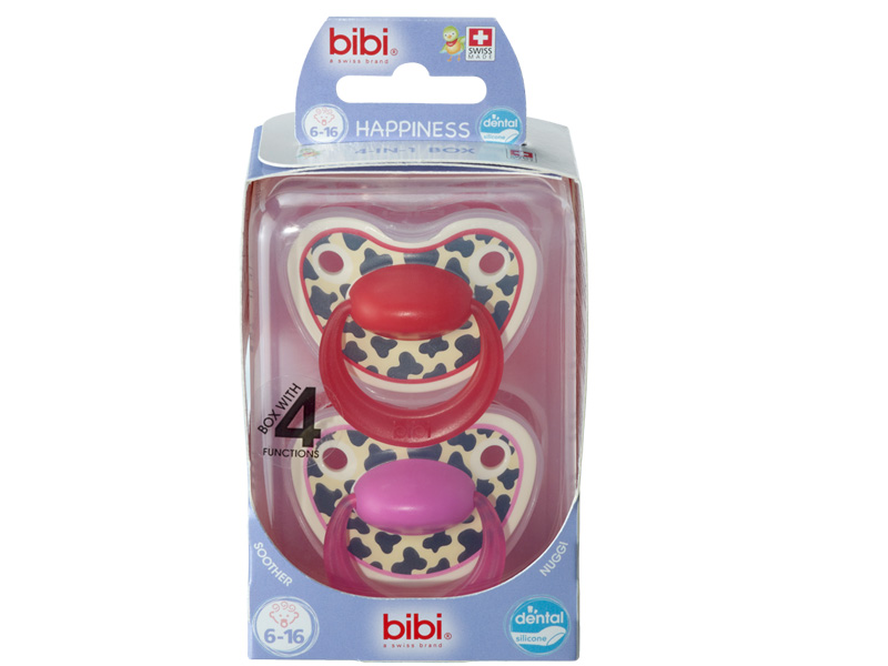 BiBi Duo verpakking dental pink  6-16m