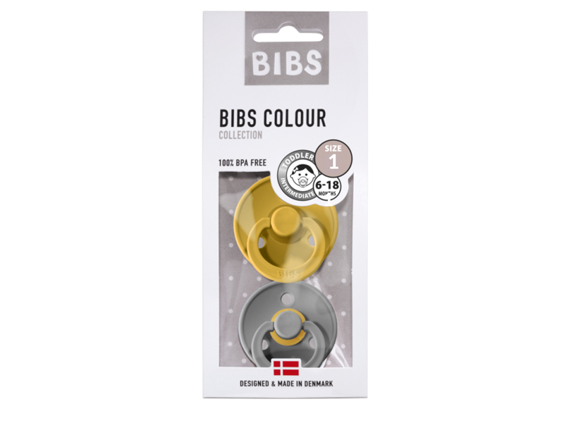 Bibs Bibs baby mosterd/smoke T1