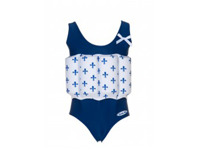 beverley kids drijf-zwempakje Blauw met kruisje