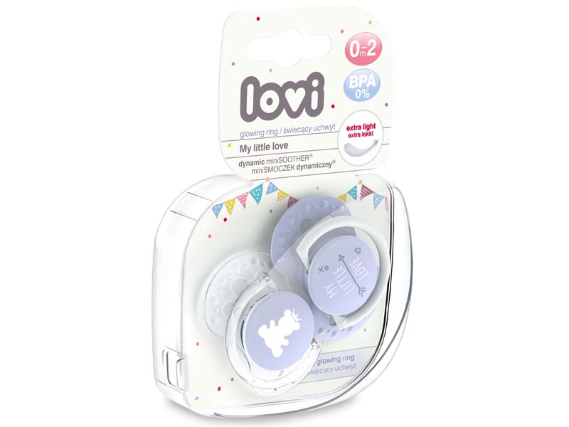 lovi dynamic baby boy speentjes 2 stuks 0-2m