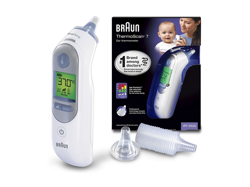 Braun Oorthermometer thermoscan luxe IRT-6520 (nog 3 stuks beschikbaar)