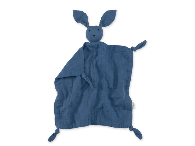 Bemini bunny knuffeldoek blauw