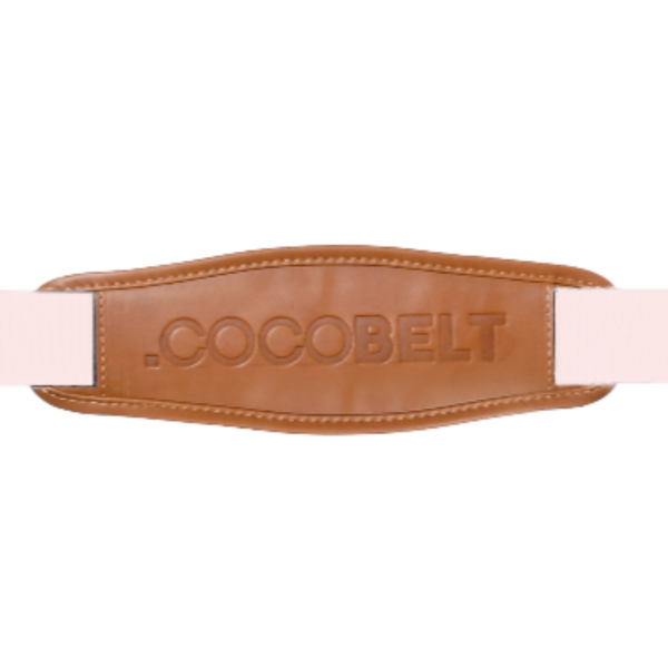 Cocobelt autostoel draaggordel pink-cognac