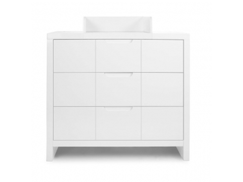 childhome Comode kast + verzorgingsunit quadro white showroom model