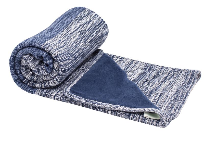 Snooz baby indigo blue deken dubbel 100X75cm