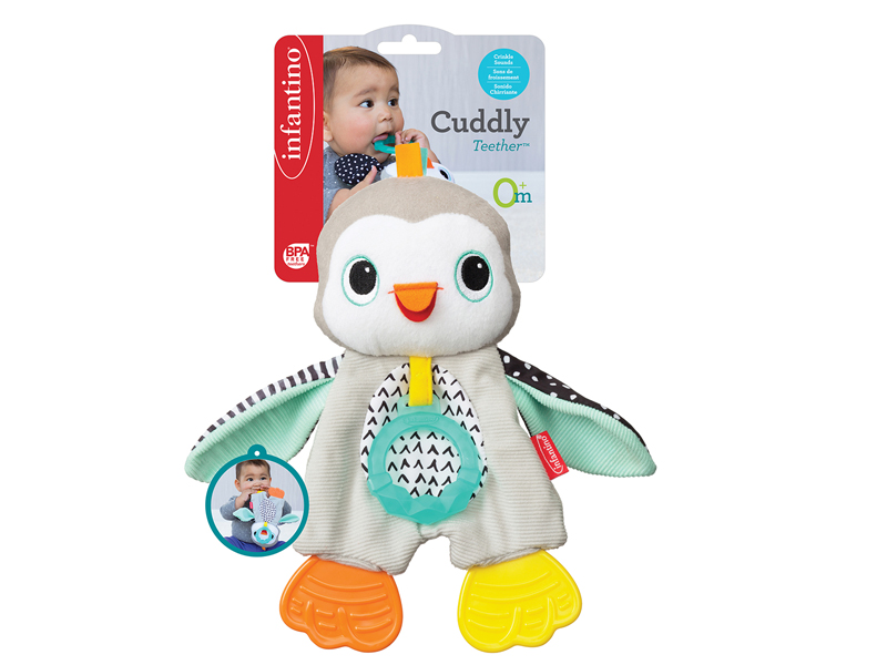Infantino Infantino - Main - Cuddly Teether Penguin
