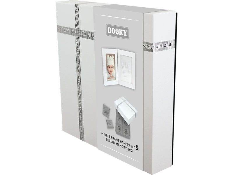 dooky Double frame handprint & luxery memory box