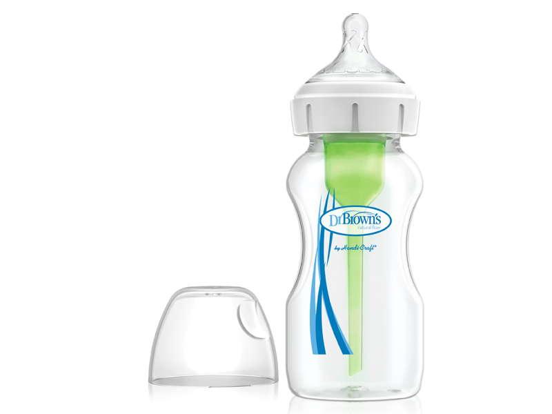 dr.brown's Dr. Brown’s Options+ Anti-colic Bottle | Brede halsfles 270 ml