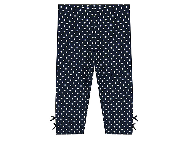 Ducky Beau blauwe legging met bolletjes