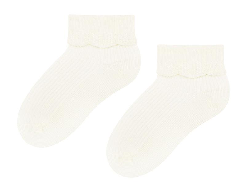 steven sokken sokken ecru wit met kant