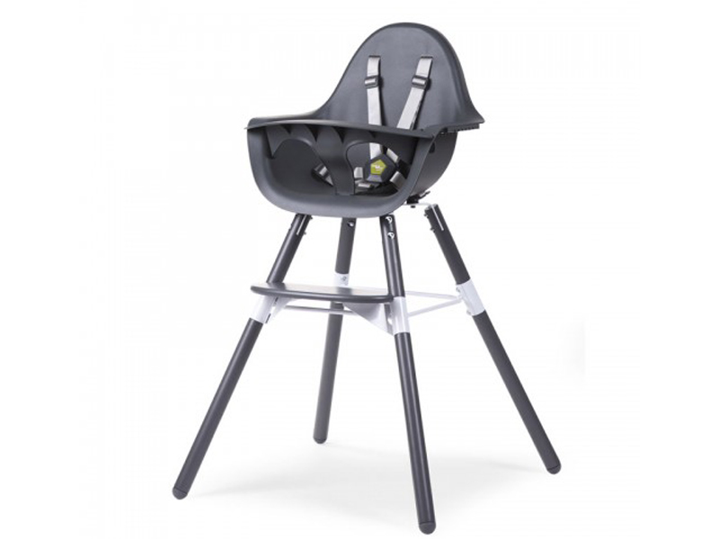 childhome EVOLU 2 STOEL ANTHRA / ANTRACIET 2 in 1 + BEUGEL