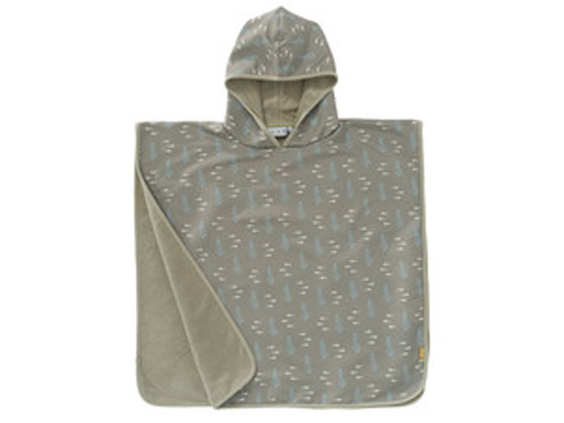 Fresk Poncho ocean green