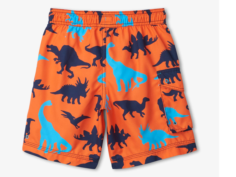 Hatley kids Zwemshort dino orange