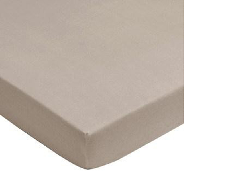 Jollein Hoeslaken interlock double jersey 60x120cm zand