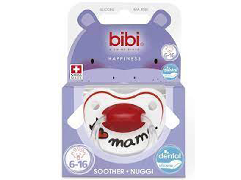 BiBi Speentje i love mama " 0-16m+ dental