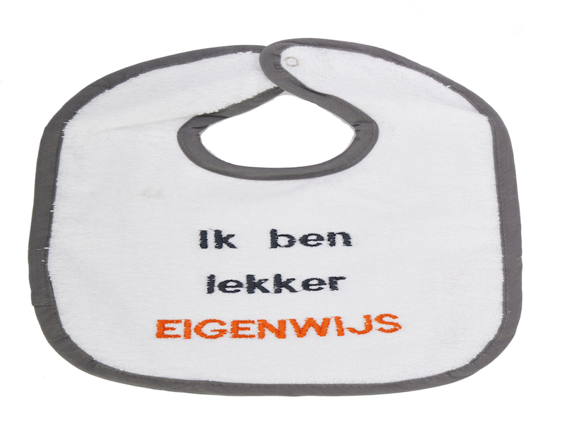 Tekstslab ik ben lekker eigenwijs