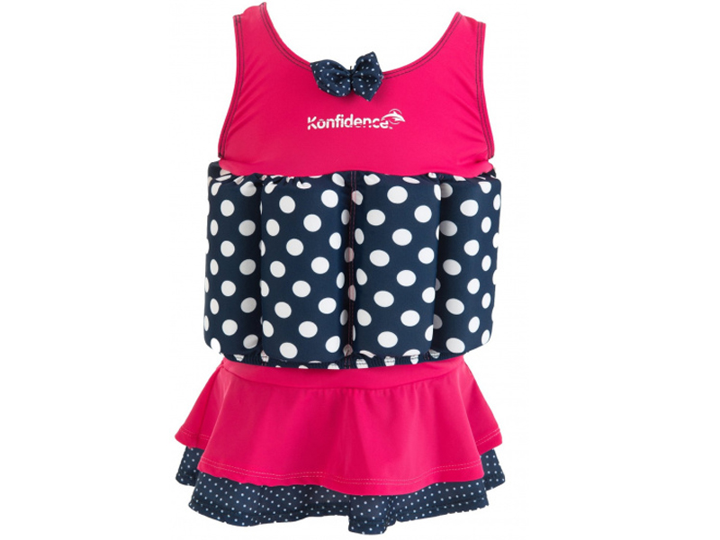 Konfidence Uv Drijfpakje polka pink