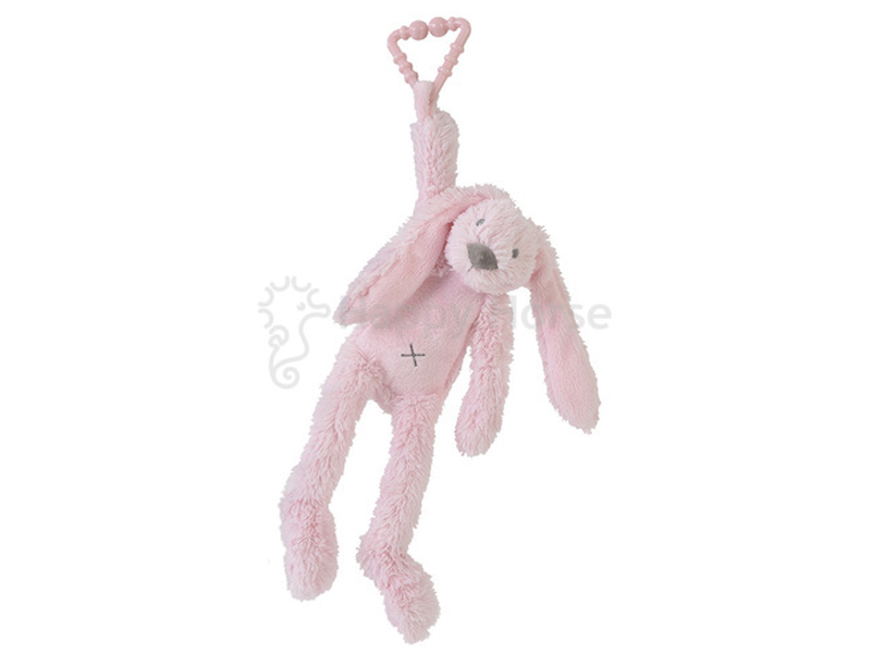 Happy horse konijn hanger pink