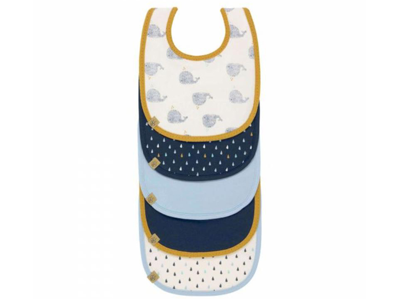 Lassig Waterproof bibs value pack little water whale