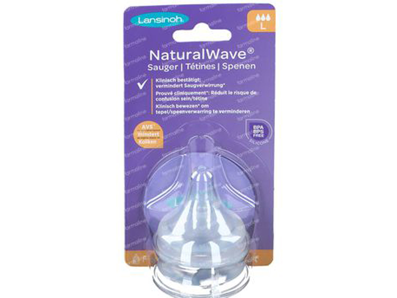 Lansinoh Natural wave vervangspeentjes Small 2 stuks