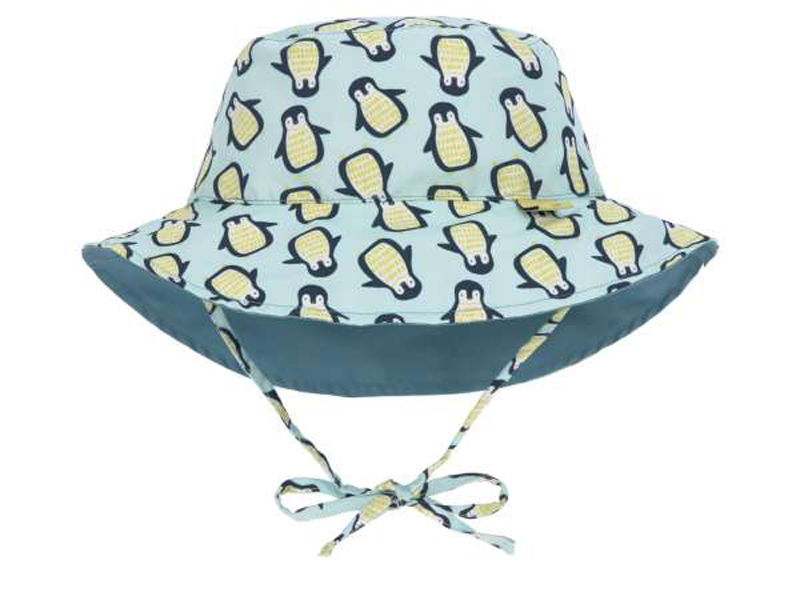 Lassig Uv hoedje pinguin blauw