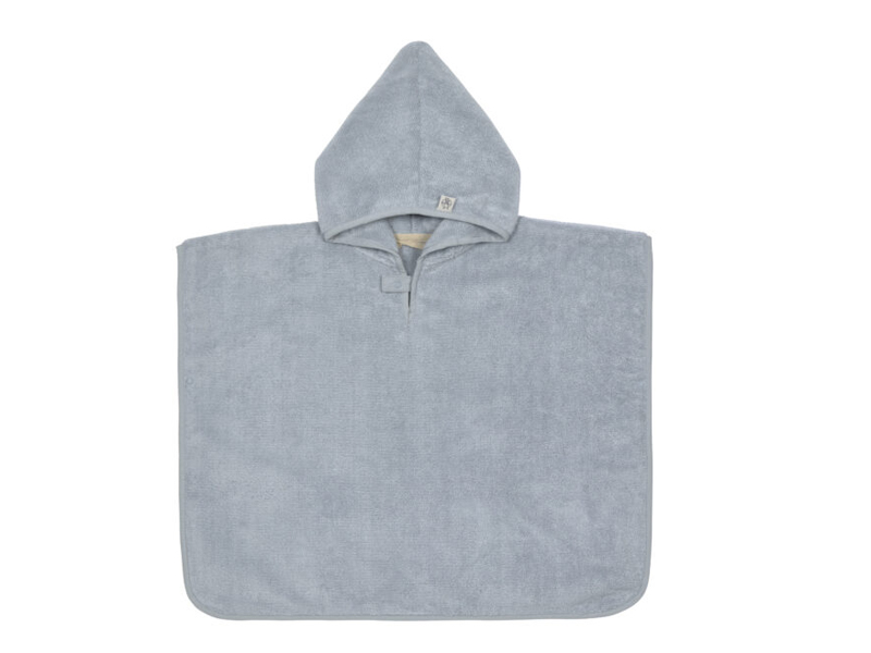 Lassig Poncho terry licht blauw