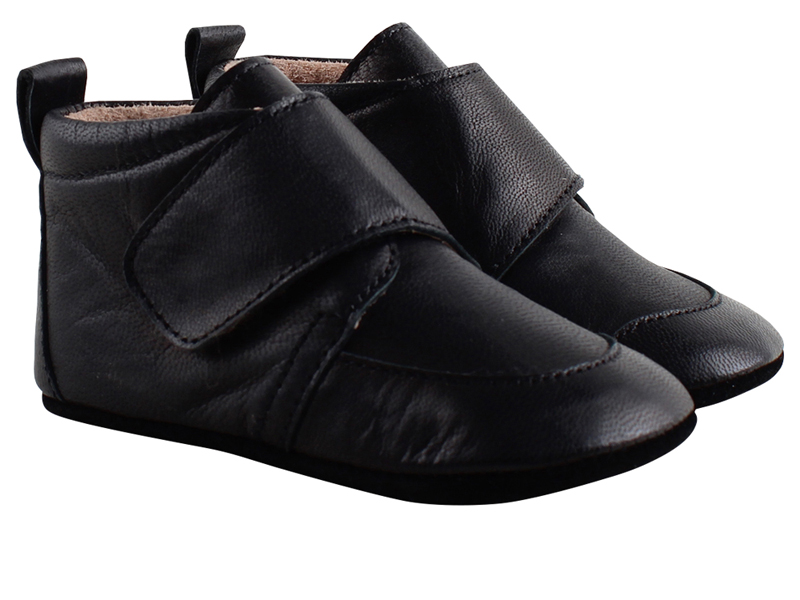 Enfant Baby leather schoentjes black