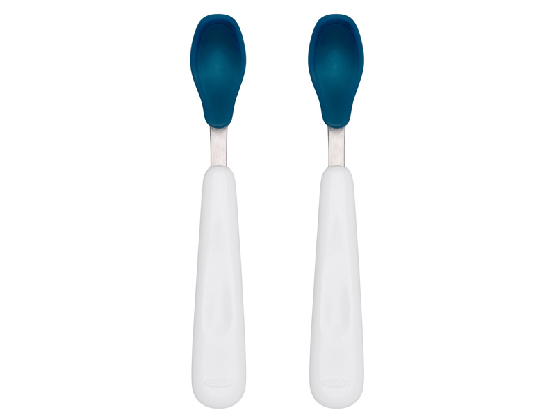 oxo tot Set van 2 lepeltjes soft blauw