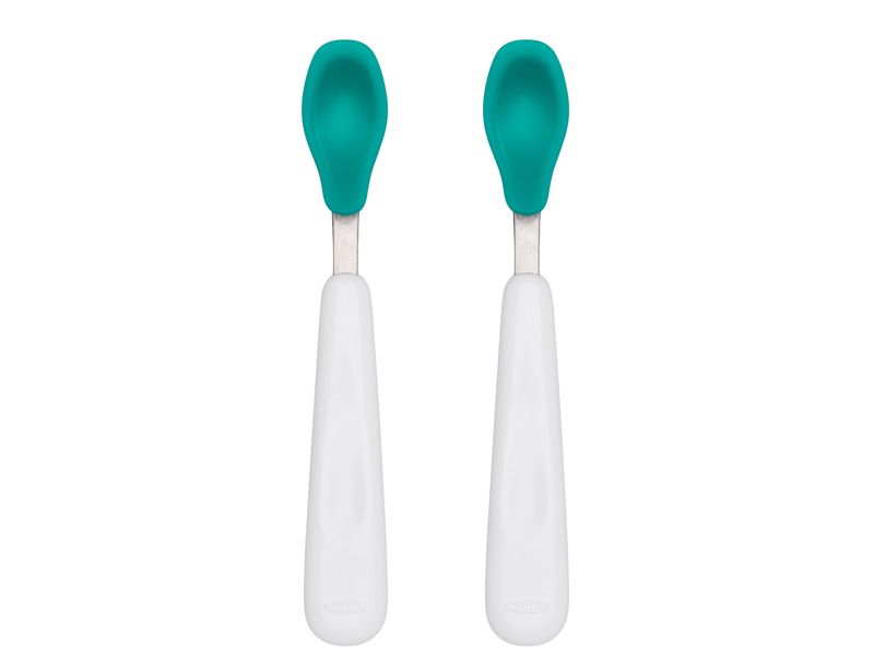 oxo tot Set van 2 lepeltjes soft groen