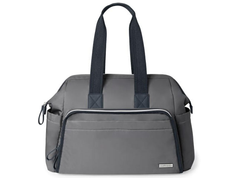 Skip hop Main Frame Diaper Satchel - Slate