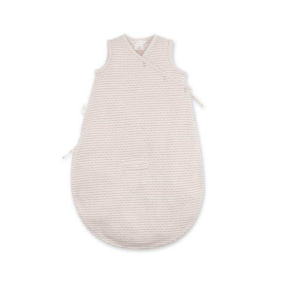 Bemini MAGIC BAG 0-3m streep ecru natuurlijke twin jersey tog 1