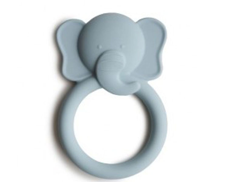 Mushie Siliconen teether olifant