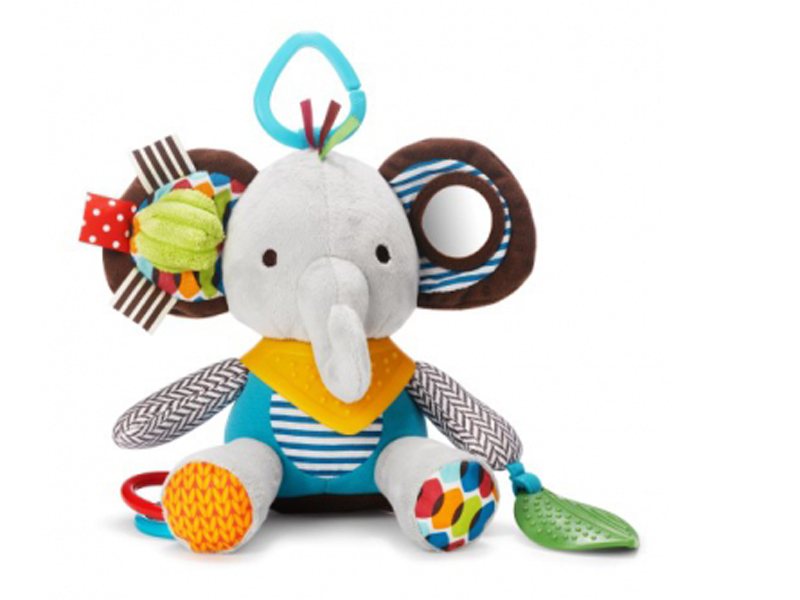 Skip hop olifant knuffel met speeltjes