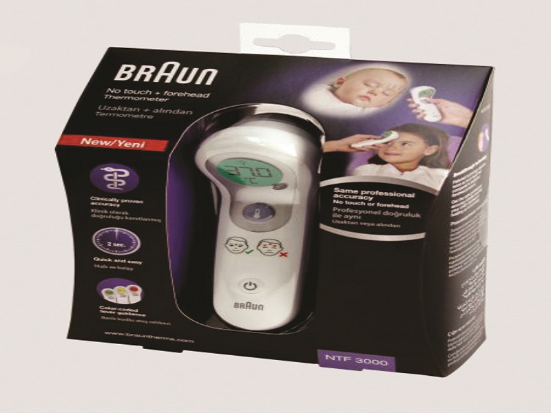 Braun Voorhoofdsthermometer zonder huidcontact  NFT-3000