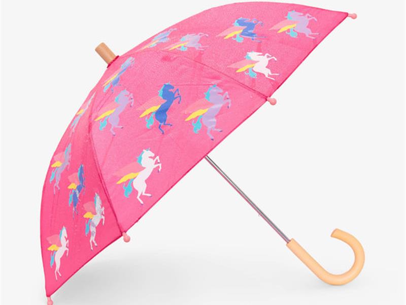 Hatley kids Paraplu pagagus unicorn veranderd van kleur in de regen !