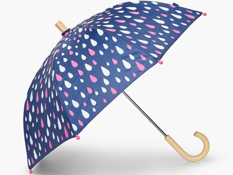 Hatley kids Paraplu waterdruppels:  veranderd van kleur in de regen !